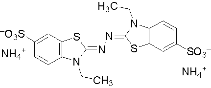 ABTS [=2,2'-联氮双(3-乙基苯并噻唑啉-6-磺酸)二铵盐]#30931-67-0 