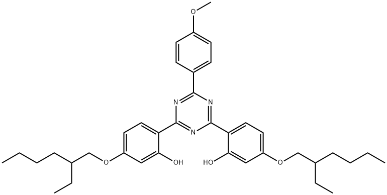 187393-00-6  双-乙基己氧苯酚甲氧苯基三嗪  BIS-ETHYLHEXYLOXYPHENOL METHOXYPHENYL TRIAZINE