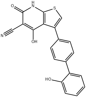 844499-71-4   4-羟基-3-(2'-羟基-1,1'-联苯-4-基)-6-氧代-6,7-二氢噻吩并[2,3-B]吡啶-5-甲腈  A 769662