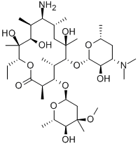 26116-56-3   (9S)-红霉胺  (9S)-9-Amino-9-deoxoerythromycin
