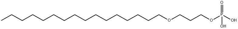 87746-71-2    3-(十六烷氧基)丙基二氢磷酸酯    1-hexadecyl-2-deoxyglycerophosphoric acid 