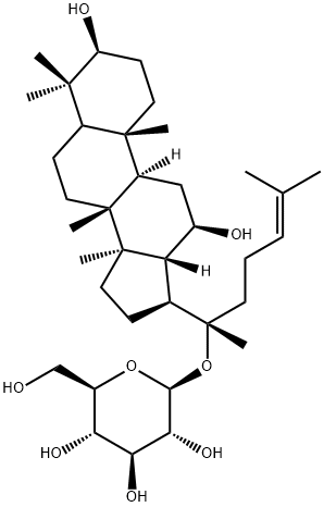 39262-14-1   20(S)-人参皂苷 C-K    (20S)-20-(β-D-Glucopyranosyloxy)dammara-24-ene-3β,12β-diol