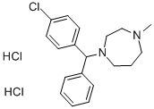 1982-36-1   1-(对氯二苯基甲基)-4-甲基-1,4-二氮杂环庚烷 