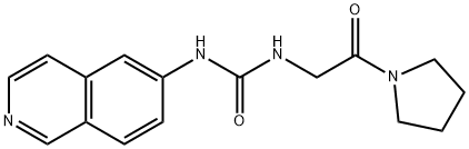 1687736-54-4   N-6-异喹啉基-N'-[2-氧代-2-(1-吡咯烷基)乙基]脲
