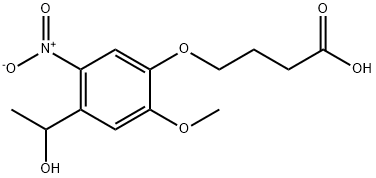 175281-76-2  4-[4-(1-羟乙基)-2-甲氧基-5-硝基苯氧基]丁酸