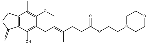 128794-94-5   霉酚酸吗啉乙酯   Mycophenolate mofetil 