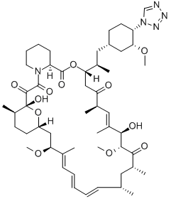 221877-54-9   咗他莫司   ZOTAROLIMUS