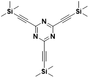 155202-89-4    2,4,6-三（（三甲基甲硅烷基）乙炔基）-1,3,5-三嗪  1,3,5-Triazine, 2,4,6-tris[(trimethylsilyl)ethynyl]- 