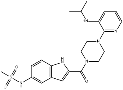 136817-59-9  地拉韦啶  DELAVIRDINE