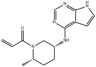 1792180-81-4    1-((2S,5R)-5-((7H-pyrrolo[2,3-d]pyrimidin-4-yl)amino)-2-methylpiperidin-1-yl)prop