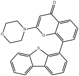 503468-95-9   8-(4-二苯并噻吩基)-2-(4-吗啉基)-4H-1-苯并吡喃-4-酮  KU57788(NU7441)