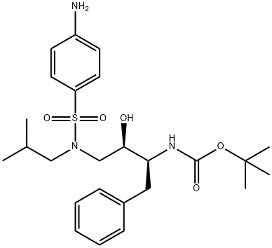 183004-94-6[(1S,2R)-1-苄基-2-羟基-3-[异丁基-[(4-氨基苯基)磺酰基]氨基] 丙基]氨基甲酸叔丁酯