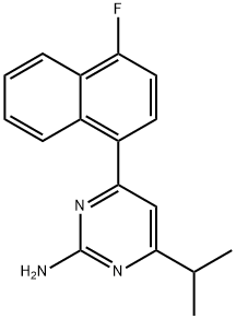 199864-87-4    2-氨基-4-(4-氟萘-1-基)-6-异丙基嘧啶  