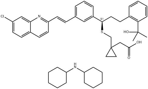 577953-88-9   孟鲁司特外消旋体  Montelukast Dicyclohexylamine Salt