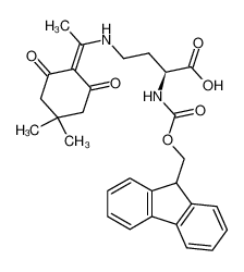 cas：235788-61-1 ， 英文名称：  Fmoc-Dab(Dde)-OH