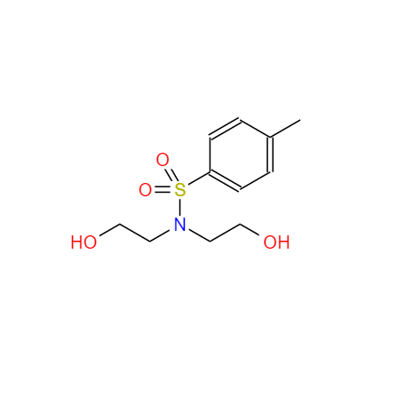 CAS：7146-67-0，N,N-双-(2-羟乙基)-对甲苯磺酰胺， 英文名称：N,N-Bis(2-hydroxyethyl)-p-toluenesulfonaMide 