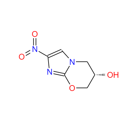 CAS：187235-08-1，(S)-2-硝基-6,7-二氢-5H-咪唑并[2,1-b][1,3]恶嗪-6-醇 