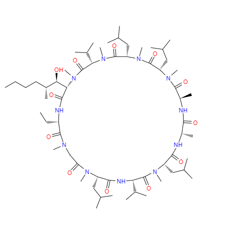 CAS：59865-15-5，双氢环孢菌素A ，英文名称：Dihydro Cyclosporin A 