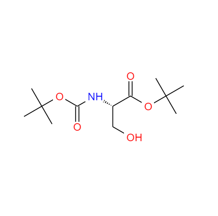 CAS：7738-22-9，中文名称：N-叔丁氧羰基-L-丝氨酸叔丁酯 ，英文名称：Boc-Ser-OtBu 