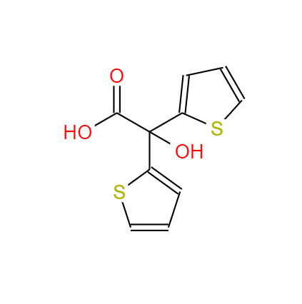 CAS：4746-63-8，2-羟基-2,2-二(噻吩-2-基)乙酸 