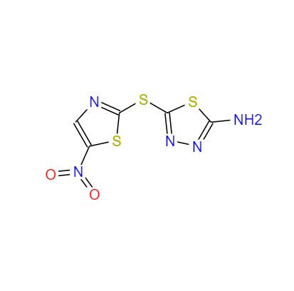 CAS：40045-50-9，2-氨基-5-[(5-硝基-2-噻唑基)硫代]-1，3，4-噻二唑