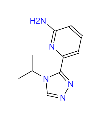CAS：1448427-99-3，6-(4-异丙基-4H-1,2,4-三唑-3-基)吡啶-2-胺 