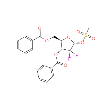 CAS：134877-43-3，2,2-二氟-1-甲磺酰氧基-2-脱氧核糖-3,5-二苯甲酸酯 