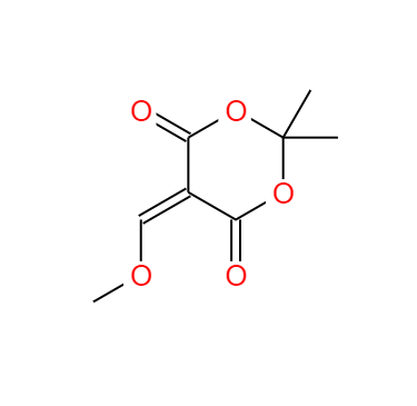 CAS：15568-85-1，5-(甲氧基甲烯基)-2,2-二甲基-1,3-二氧己环-4,6-二酮