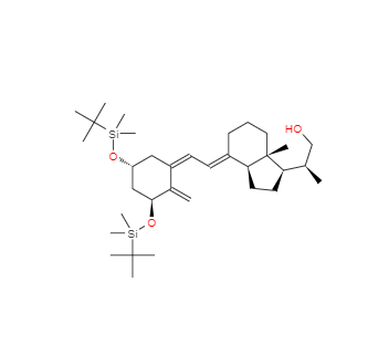 CAS：128387-35-9，(1Α,3Β,5E,7E)-20-羟甲基-9,10-开环胆甾-1,3,-双叔丁基二甲基硅氧基-5,7,10(19)-三烯