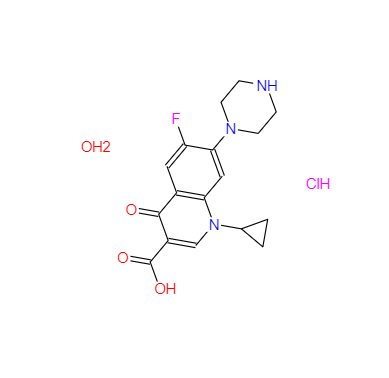 CAS：86393-32-0，盐酸环丙沙星(一水物) 