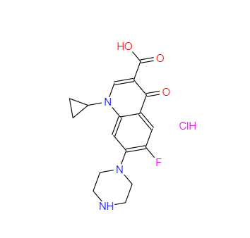 CAS：86483-48-9，环丙沙星盐酸盐