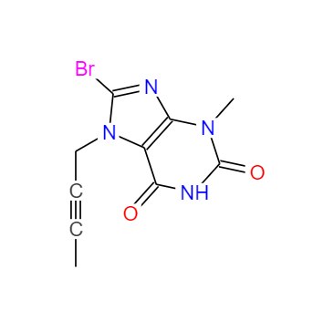 CAS：666816-98-4，8-溴-7-(2-丁炔基)-3,7-二氢-3-甲基-1H-嘌呤-2,6-二酮 