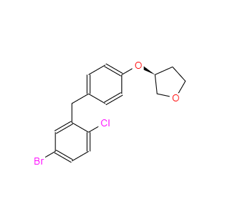 CAS：915095-89-5，(3S)-3-[4-[(5-溴-2-氯苯基)甲基]苯氧基]四氢呋喃 