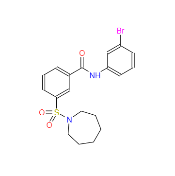 CAS：420831-40-9，3-(氮杂环庚烷-1-基磺酰基)-N-(3-溴苯基)苯甲酰胺