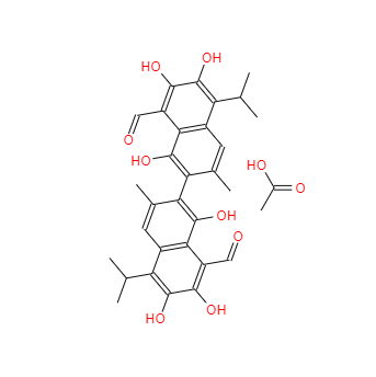 CAS：12542-36-8，醋酸棉酚 