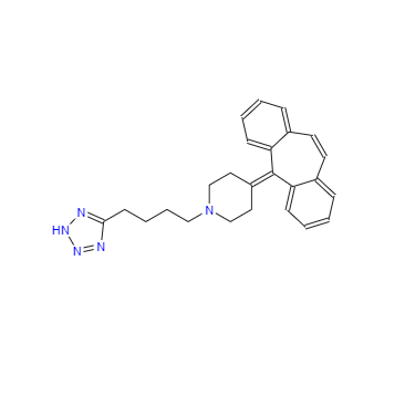 CAS：162640-98-4，1-(4-(2H-四唑-5-基)丁基)-4-(5H-二苯并[a,d][7]环庚烯-5-亚基)哌啶