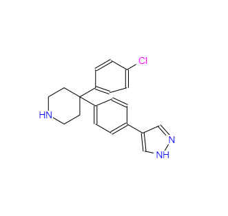 CAS：857531-00-1，4-(4-氯苯基)-4-[4-(1H-吡唑-4-基)苯基]哌啶