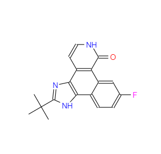 CAS：457081-03-7，2-(1,1-二甲基乙基)-9-氟-1,6-二氢-7H-苯并[H]咪唑并[4,5-F]异喹啉-7-酮 