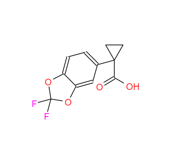 CAS：862574-88-7，1-(2,2-二氟苯并[D][1,3]二氧杂环戊烯-5-基)环丙烷甲酸