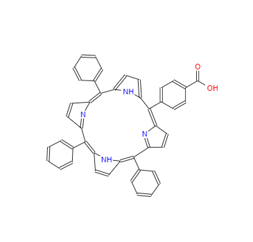 CAS：95051-10-8，5-(4-羧苯基)-10,15,2-三苯基卟啉