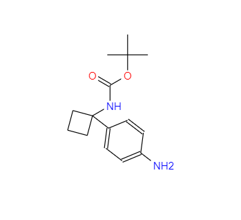 CAS：1259224-00-4，1-(4-氨基苯基)环丁基氨基甲酸叔丁酯