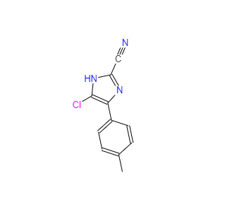 CAS：120118-14-1，5-氯-4-(对甲苯基)-1H-咪唑-2-腈 