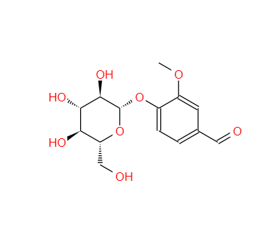 CAS：494-08-6，4-(β-D-葡萄糖基)-3-甲氧基苯甲醛