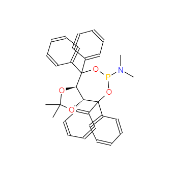 CAS：213843-90-4，3aR,8aR)-N,N,2,2-四甲基-4,4,8,8-四苯基四氢-[1,3]二氧杂环戊烯并[4,5-e][1,3,2]二氧磷杂庚烷-6-胺