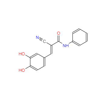 CAS：133550-35-3，(E)-2-氰基-3-(3,4-二羟基苯基)-N-苯基丙烯酰胺