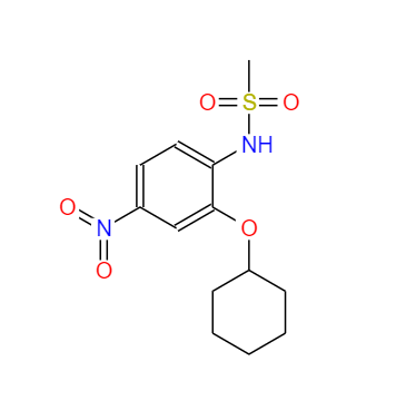 CAS：123653-11-2，N-(2-(环己基氧基)-4-硝基苯基)甲磺酰胺 