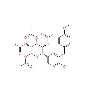 CAS：1018898-84-4，(3S,4R,5S,6S)-6-(4-氯-3-(4-乙氧基苄基)苯基)四氢-2H-吡喃-2,3,4