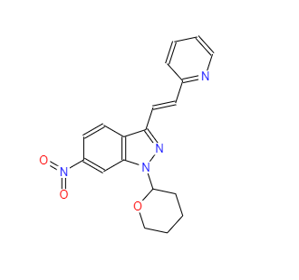 CAS：886230-75-7,(E)-6-硝基-3-[2-(吡啶-2-基)乙烯基]-1-(四氢-2H-吡喃-2-基)-1H-吲唑