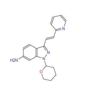 CAS：886230-76-8,(E)-3-[2-(吡啶-2-基)乙烯基]-1-(四氢-2H-吡喃-2-基)-1H-吲唑-6-胺